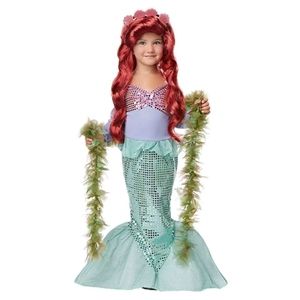 New Girls Mermaid Halloween Costume Dress etc 3-4